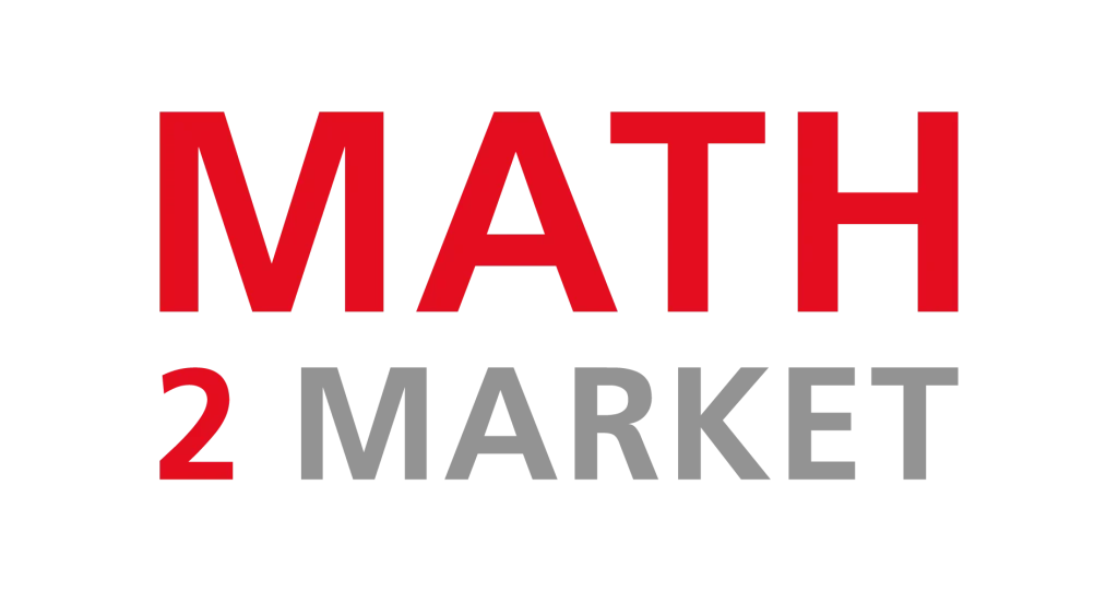 Zu sehen ist das Logo der Math2Market GmbH