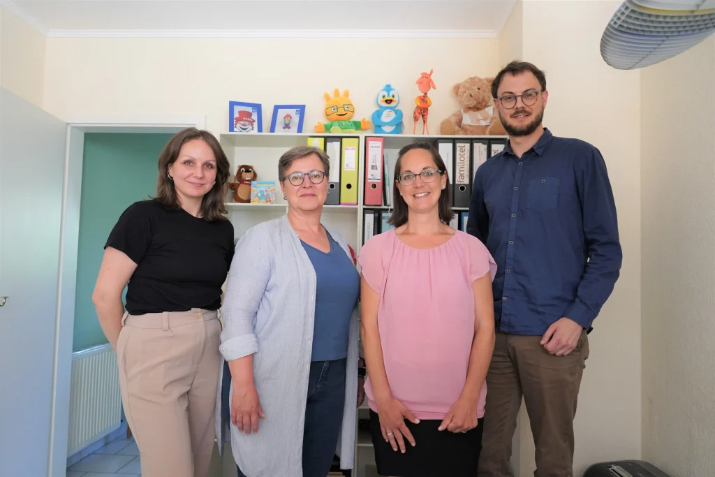 Vier Projektbeteiligte