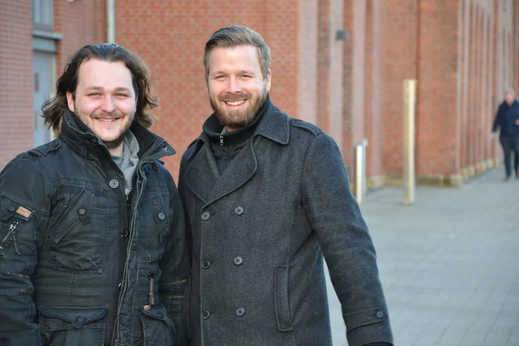 Die Betreiber der Plattform "gastrolin" Christian Schotte und Pascal Barenkamp