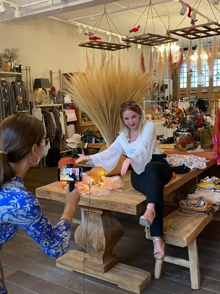 Videodreh bei Fräulein Mode und Wohnen