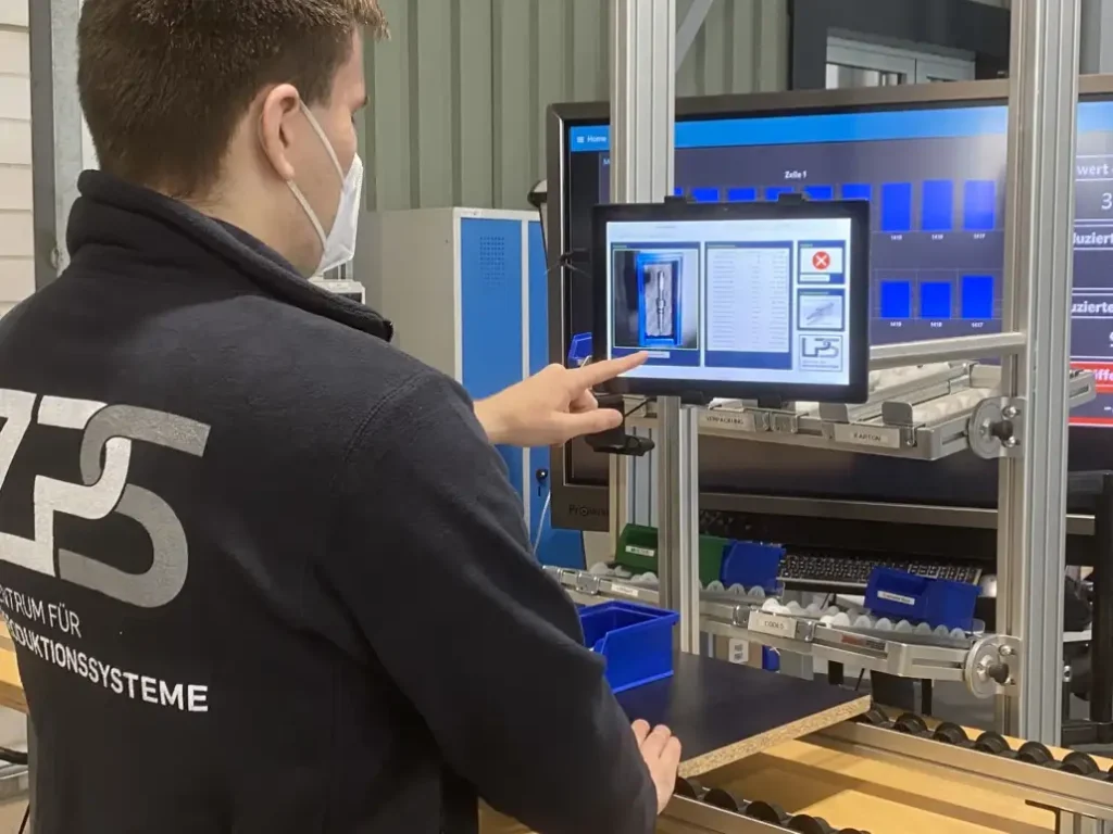 Demonstrator zur optischen Bilderkennung in der LPS Lern- und Forschungsfabrik