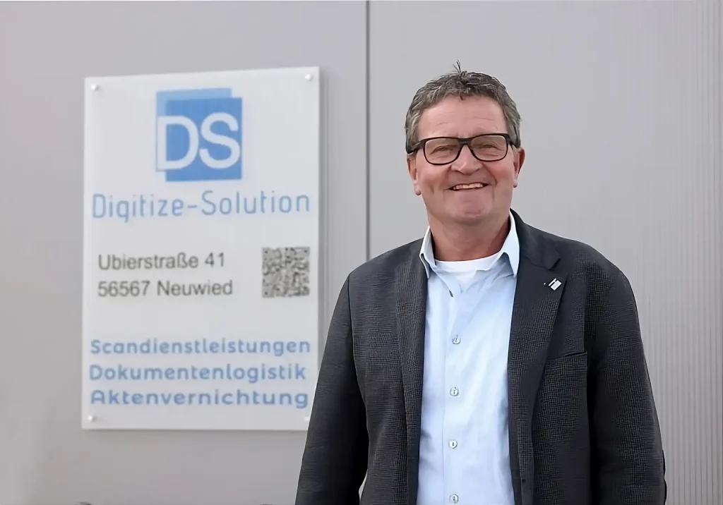 Zu sehen ist Christian Hausen von der DS-digitize-solution