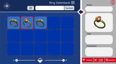 Screenshot: Blick in den Software-Prototypen