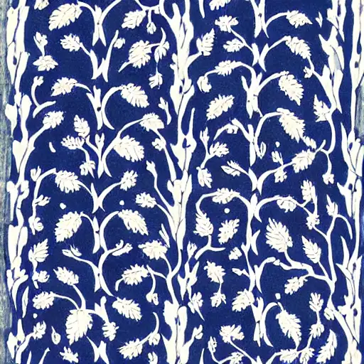 Blaudruckmuster