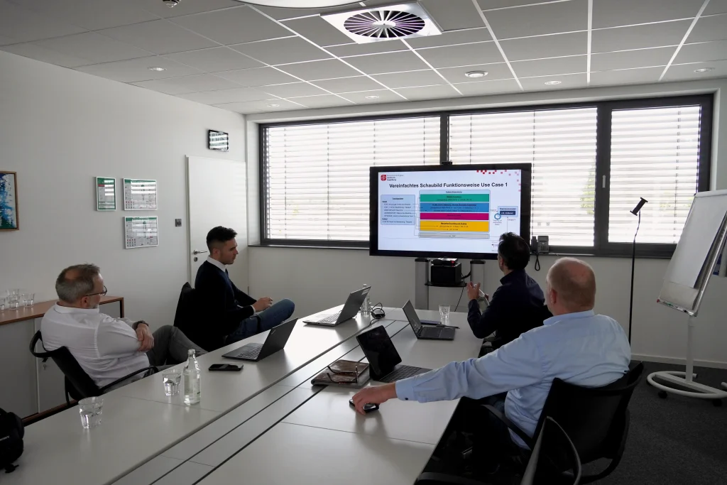Projektteam bei der Abschlusspräsentation