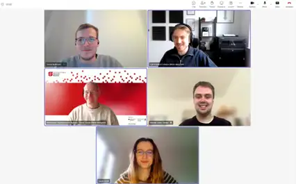 Bildschirme Online-Meeting