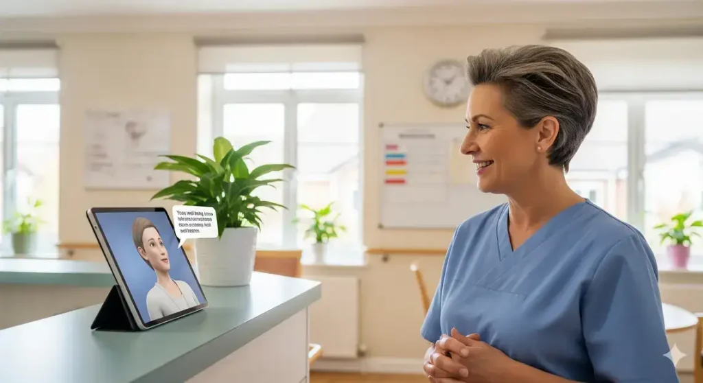 Nutzungsituation mit einem KI-Chatbot